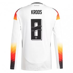 Prima Maglia Germania Kroos 8 Euro 2024 Manica Lunga